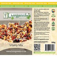 Living Seeds Vitality Mix Sprouting & Microgreen Seeds 